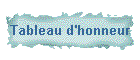 Tableau d'honneur